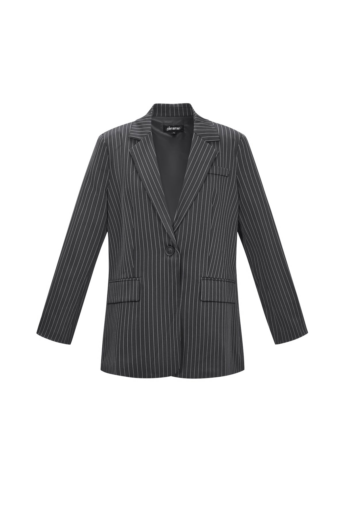 Woven Polyester Fiber Women's Suit Set Elegant Stripes Fall/Winter