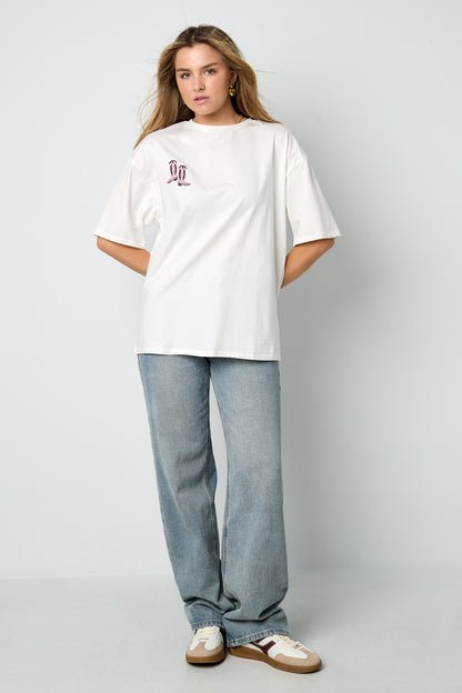 Cotton Knitted Women's T-shirt Casual Cartoon