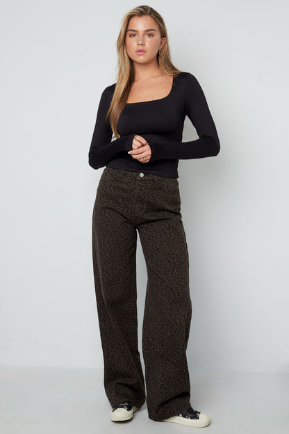 Knitted Nylon Women's Long Sleeve Top Basic Solid Color