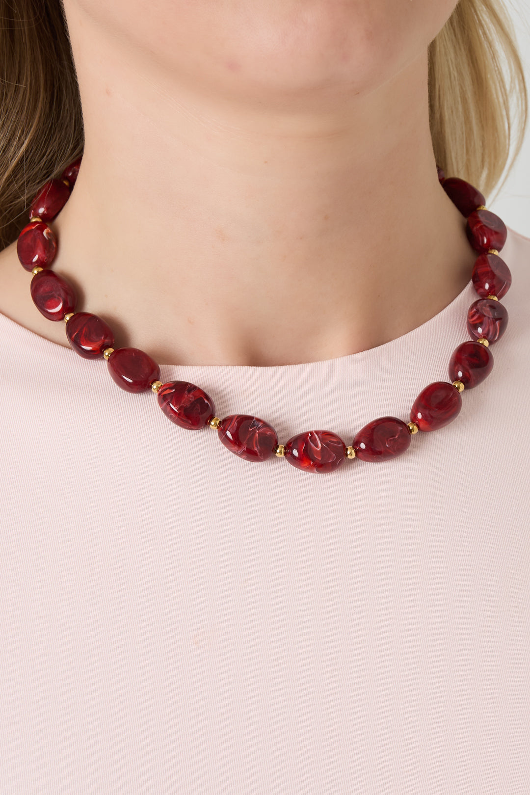 Acrylic Beaded Necklaces Beads Casual Daily-13mm*18.4mm