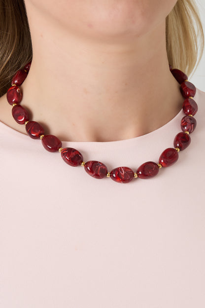 Acrylic Beaded Necklaces Beads Casual Daily-13mm*18.4mm