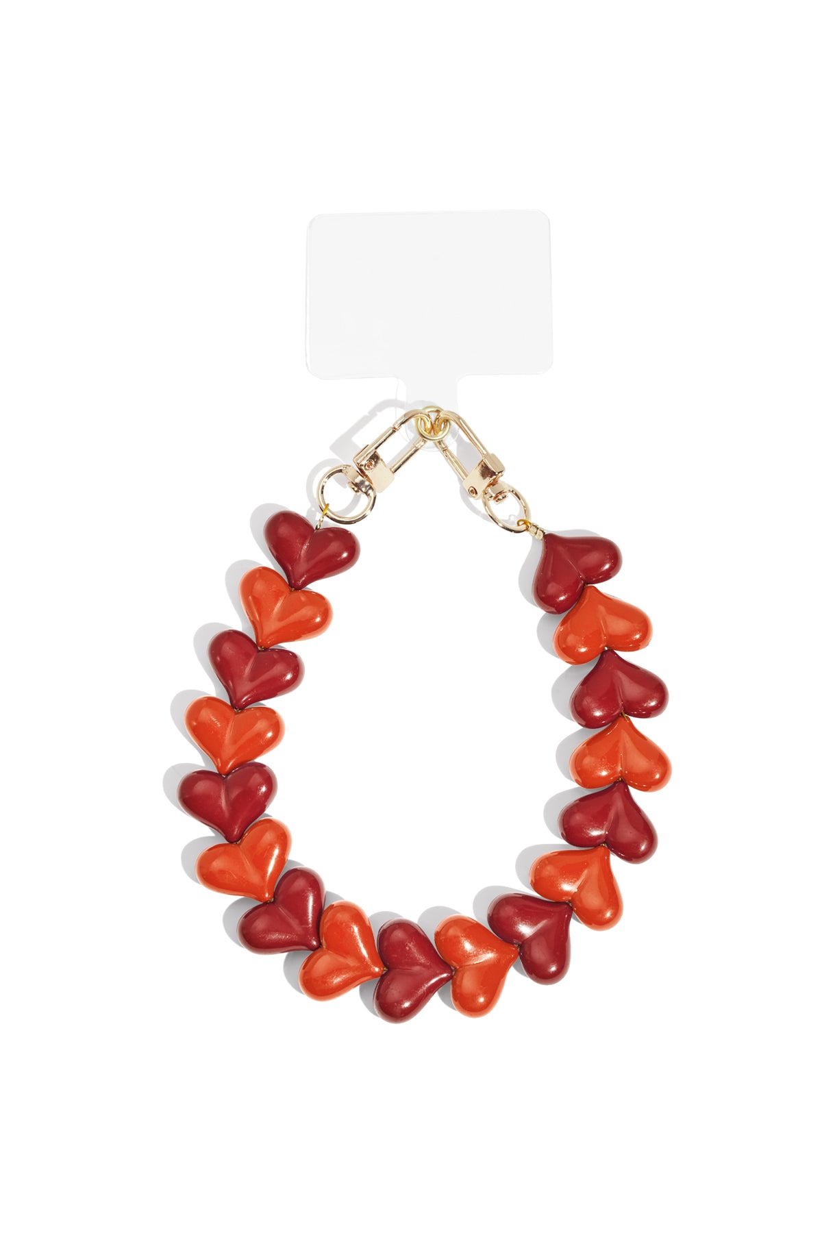 Double heart phone cords