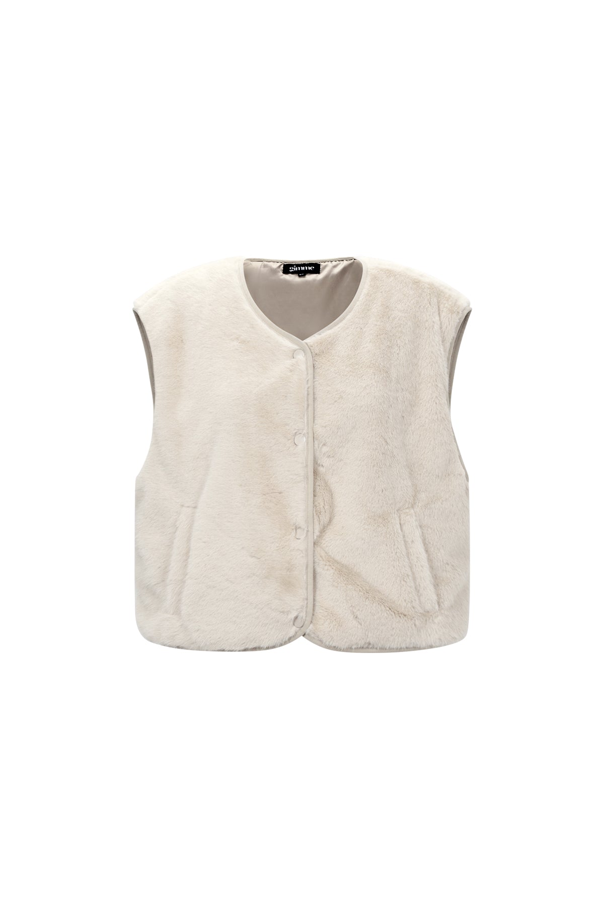 Woven Polyester Fiber Women's Vest Casual Fall/Winter Solid Color