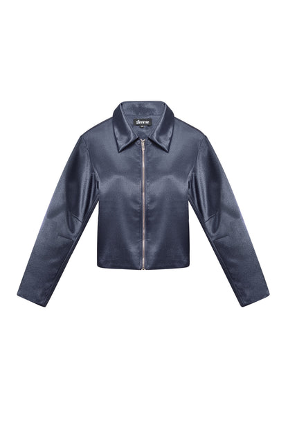 Woven Polyester Fiber Women's Jacket Casual Fall/Winter Solid Color