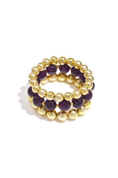 Armbanden set van 3 met kralen