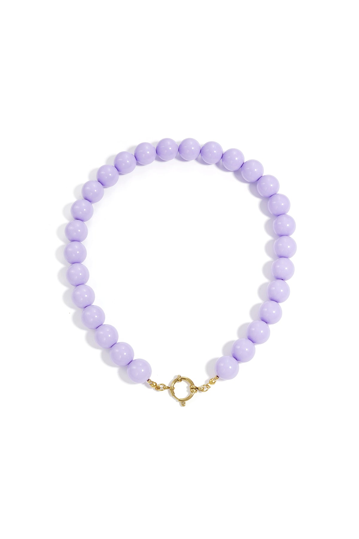 Resin Beaded Necklaces Beads Casual Daily Simple Series Women's jewelry-15mm