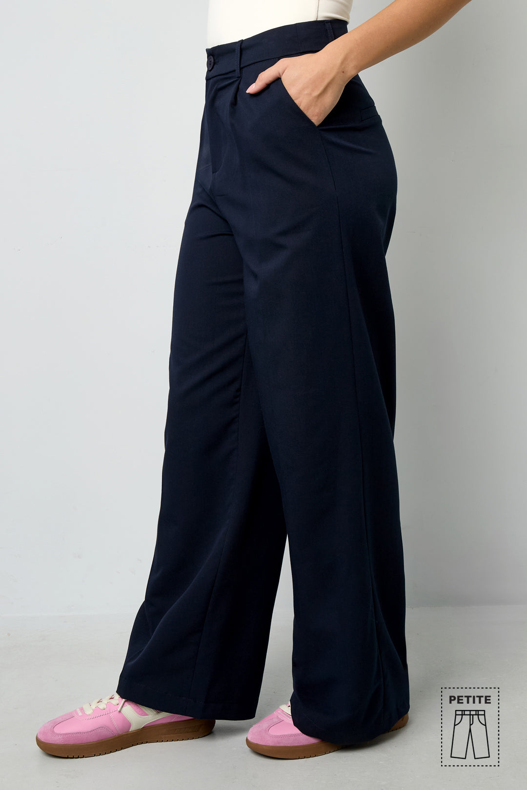 Woven Polyester Fiber Women's Straight Leg Pants Casual Fall/Winter