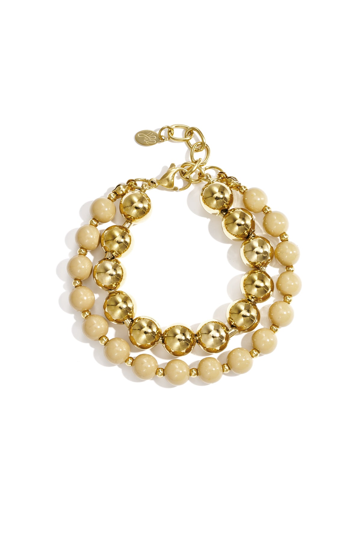 Gekoppelde kralen armbanden