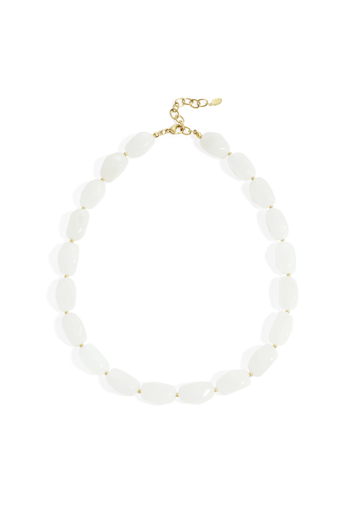 Ketting met organische kralen