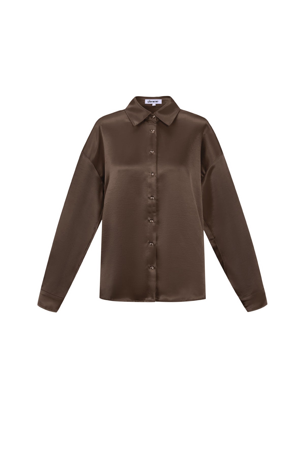 Woven Polyester Fiber Women's Blouse Casual Solid Color Basic